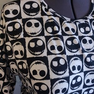 Tunic jack skellington top